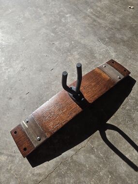 Whiskey Barrel Guitar Rack